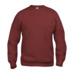 Stockholm-Crewneck-Burgundy