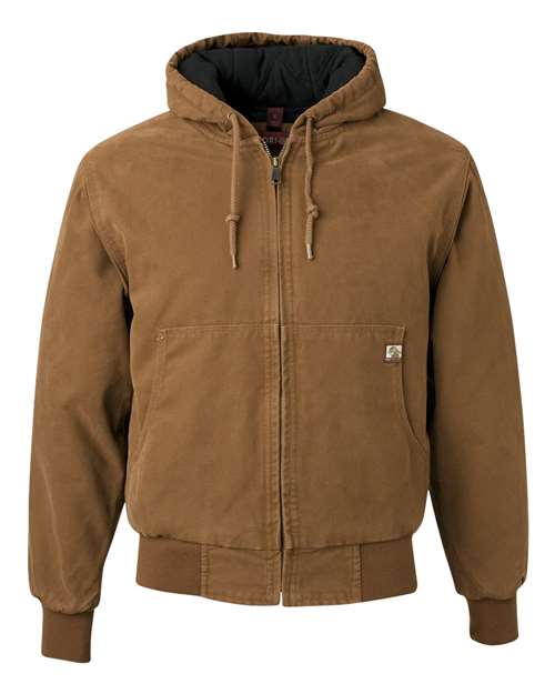 Dri Duck Cheyenne Boulder Cloth Hooded Jacket With Tricot Quilt Lining